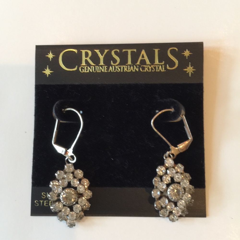 Genuine Austrian Crystal Earrings New